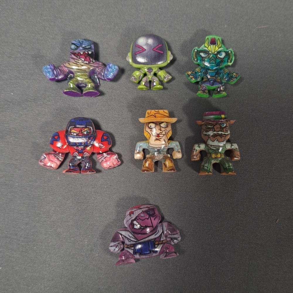 Spin‎ Master Million Warriors Lot of 7 Loose Action Figures 1"